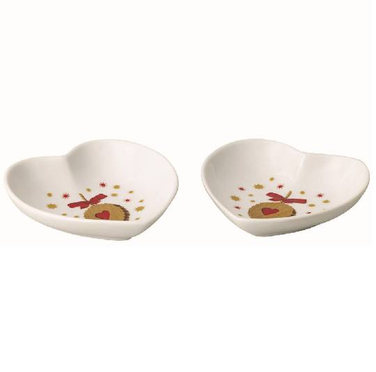 INDENT - Hutschenreuther Christmas Love Set 2 Mini Heart Dish